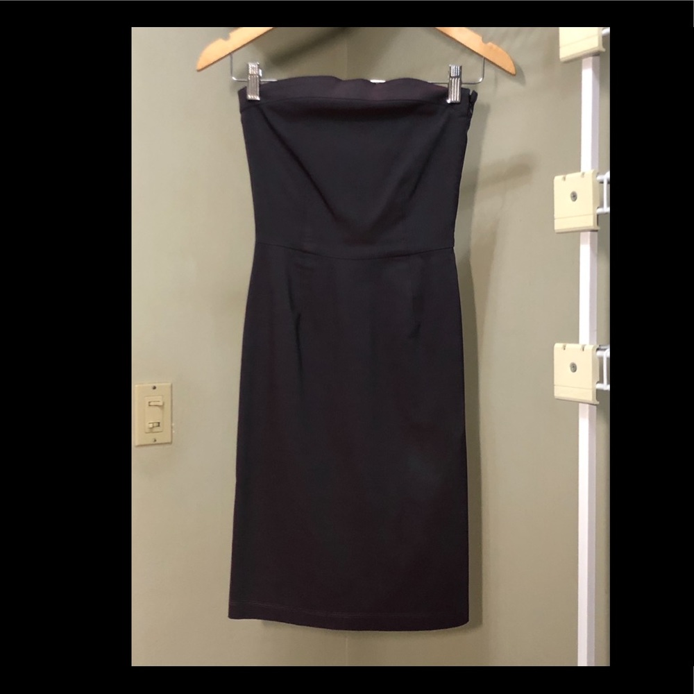 Eggplant (slightly iridescent) fitted dress